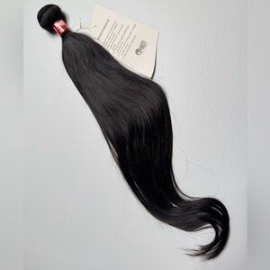 24 In 100% Unprocessed Premium Human 1  Black Hair Extension